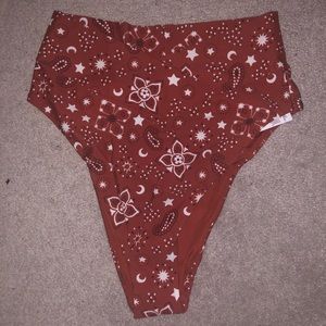 American Eagle high waisted bathing suit bottoms